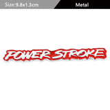 Ford Power Stroke Diesel V8 Metal Car Rear Sticker Auto Body Emblem Badge Decal