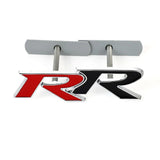 Metal Car Front Hood Grille Decal Trunk Badge RR Logo for Honda Civic Mugen Fit Hornet City Accord Crv Hrv Accessories