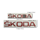 Skoda Metal Car Rear Sticker Trunk Emblem Badge Decal