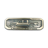 Jeep Launch Edition Logo Metal Car Body Fender Side Sticker Decal Auto Front Grille Emblem Badge