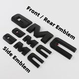 ABS Car Front Emblem Rear Trunk Badge Side Sticker for Sierra 1500 19-20 Sierra 2500 HD Sierra 3500 HD 20-22 Accessories