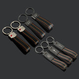 Audi RS Sline Leather Keychain Car Logo Keyring