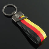 Volkswagen VW R Nylon Webbing Car Keychain Pendant Key Chain Holder