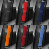 2pcs/set Mitsubishi Suede Car Safety Belt Pads Shoulder Covers