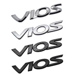 Car Rear Tail Trunk Emblem Sticker for Toyota VIOS Letter Decal Modified Badge Exterior Decoration Atuo Accessories
