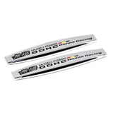 2pcs Honda Mugen Typer Logo Metal Car Fender Side Badge Decal Rear Emblem Sticker