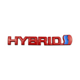13.4x2cm Car Trunk Front Girlle Badge Sticker for Toyota Hybrid Yaris Avalon Auto Whole Body Emblem Decal Exterior Accessories