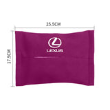 Lexus Suede Car Tissue Box Holder Seat Back Hanging Napkin Storage Bag