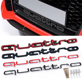 Audi Quattro Logo ABS Car Front Grille Emblem Badge Sticker Decal
