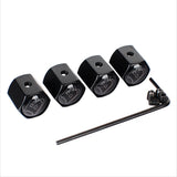 4pcs/set Mercedes Benz Brabus Anti-Theft Car Air Valve Stem Cap Auto Tyre Valve Covers