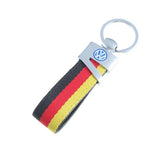 Volkswagen VW Nylon Webbing Car Keychain Pendant Key Chain Holder