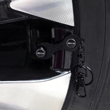 4pcs/set Mercedes Benz AMG Logo Car Air Valve Stem Cap Auto Tyre Valve Covers with Wrench