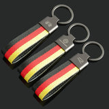 Volkswagen VW R Nylon Webbing Car Keychain Pendant Key Chain Holder