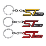 Ford ST Line Logo Metal Car Keychain Keyring