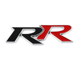 Metal Car Front Hood Grille Decal Trunk Badge RR Logo for Honda Civic Mugen Fit Hornet City Accord Crv Hrv Accessories
