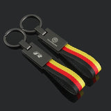 For Volkswagen VW Passat B5 B6 Bora Santana GTI Jetta Tiguan POLO Keychain Pendant Car Logo Keyring Auto Key Chain Key Holder Decoration