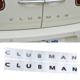 ABS Car Body Emblem Rear Sticker Trunk Decor Logo Decoration for MINI Cooper S Clubman Letter Badge Auto Exterior Accessories