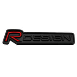 Volvo R Design Logo Metal Car Front Hood Grille Emblem Bagde Sticker Decal