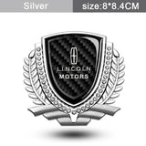 Lincoln Metal Diamond Car Rear Sticker Auto Window Emblem Badge Decal