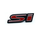 ABS Car Front Grille Rear Trunk Emblem Badge Sticker for RS SI Logo Odyssey CRV Jazz Pilot Civic 10th Accord City Crosstour