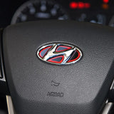 Hyundai Epoxy Car Steering Wheel Center Sticker Decal