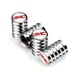 4pcs/set GMC Car Wheel Tire Air Covers Dust Proof Tire Valve Caps