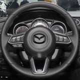 Mazda ABS Car Steering Wheel Sticker Auto Emblem Badge Decal