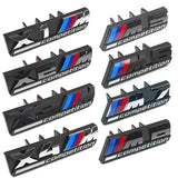 BMW M1 M2 M3 M4 M5 M6 M7 M8 X1M X2M X3M X4M X5M X6M X7M COMPETITION Car Front Grille Emblem Badge Sticker