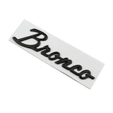 Ford Bronco Logo ABS Car Rear Sticker Auto Body Emblem Badge Decal