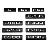 Land Rover P250 P300 SE P380 P400e HSE D180 Metal Car Trunk Sticker Decal Emblem Badge