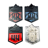 Jeep Mountain 4x4 Metal Car Front Grille Emblem Badge Auto Trunk Sticker Decal