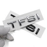 Audi TFSI Logo ABS Car Rear Sticker Trunk Emblem Badge Decal