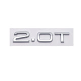 Audi 2.0T 1.8T 3.0T ABS Car Rear Sticker Trunk Emblem Badge Decal