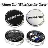 75mm Car Wheel Hub Cap Center Cover for Mercedes Benz W203 W204 W205 W209 W210 W211 W212 W176 W166 W163 W221