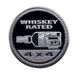 Jeep 4X4 Round Alloy Car Body Side Emblem Badge Rear Sticker Decal