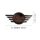 11.55*5.3CM Metal Car Front Sticker Cover Rear Badge for MINI COOPER Countryman Clubman JCW F55 F56 R55 R56 R60 F60 Accessories