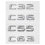 Mercedes Benz C32 C36 C55 C63 C200 C220 C230 ABS Car Rear Sticker