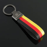 Mercedes Benz Nylon Webbing Car Keyring Keychain Pendant