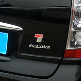 Mitsubishi EVOLUTION ABS Letter Car Rear Sticker Emblem Badge