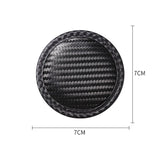 2pcs/set Chrysler Mopar Carbon Fiber Car Water Coaster Non-slip Mat