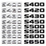 Mercedes Benz S400 S420 S430 S450 S500 S550 S600 S650 Car Rear Sticker Emblem Badge