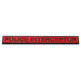 Ford Police Interceptor Metal Car Rear Sticker Auto Body Side Emblem Badge Decal