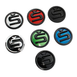 80mm/90mm Skoda S Logo ABS Car Front Hood Emblem Badge Rear Sticker Decal