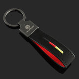 For Volkswagen VW R Lavida Golf MK7.5 T-ROC T-CROSS Jetta Polo MAGOTAN B6 B7 B8 Caddy Car Logo Keyring Metal Key Chains Holder Pendant