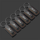 Audi S3 S4 S5 S6 S7 S8 RS3 RS4 RS5 RS6 RS7 RS8 Car Logo Leather Key Chain Key Ring Pendant