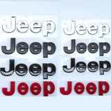 Jeep ABS Car Front Hood Emblem Badge Body Side Sticker Rear Decal