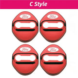 4pcs/set Ford Stainless Steel Car Door Lock Cover Protection