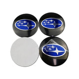 4pcs/set 60mm/65mm Subaru STI Car Wheel Center Hub Sticker Decal