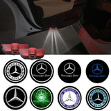 2PCS Car Door Welcome Light Projector Lamp for Mercedes Benz C Class W204 C260 C300 C200 C280 C230