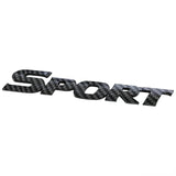 3D ABS Plastic Sport Logo Car Sticker Trunk Emblem Badge Door Decals for Highlander SUV C-HR Camry Corolla Auris Yaris